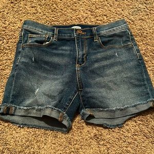 Jean shorts, size 14 in kids